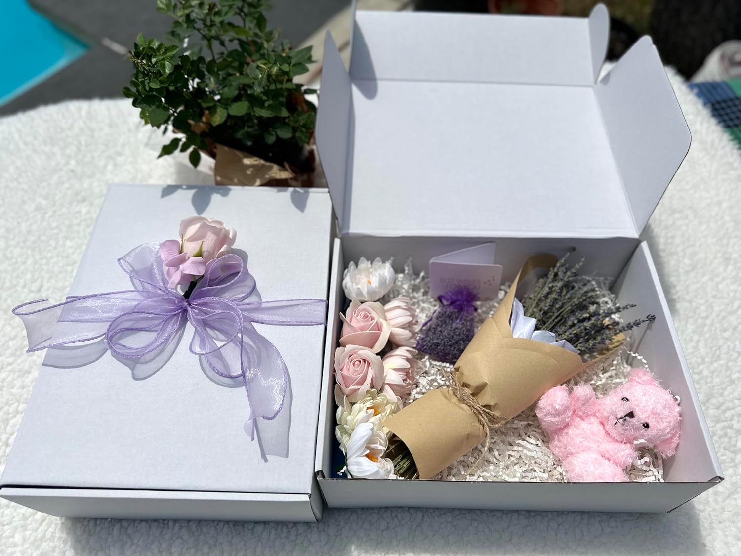 Handmade Lavender Scented Gift Box