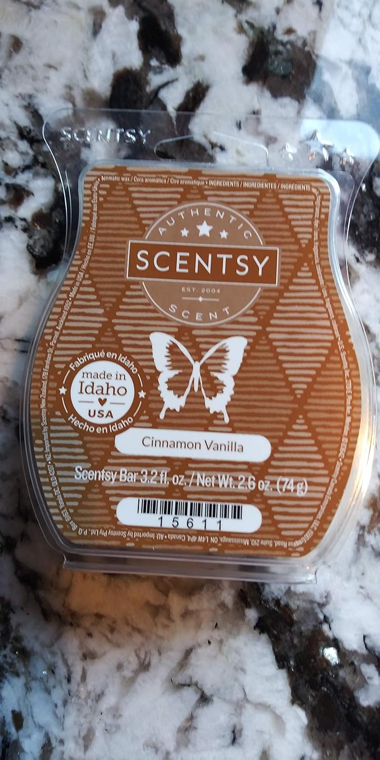 Cinnamon Vanilla Scentsy Bar for Warm Aromas