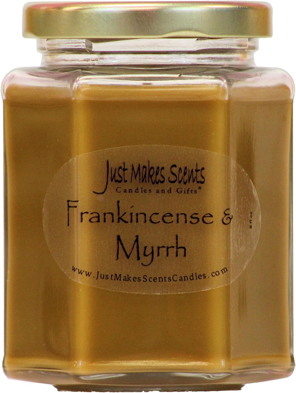 Frankincense Myrrh Soy Candle 8 oz Jar