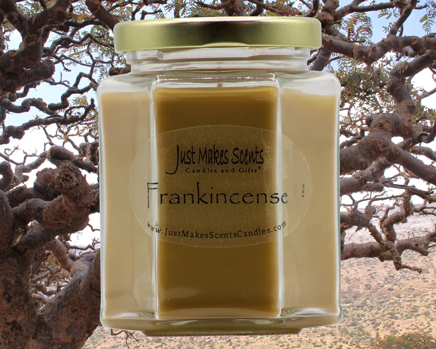 Frankincense Scents Soy Candle in Jar