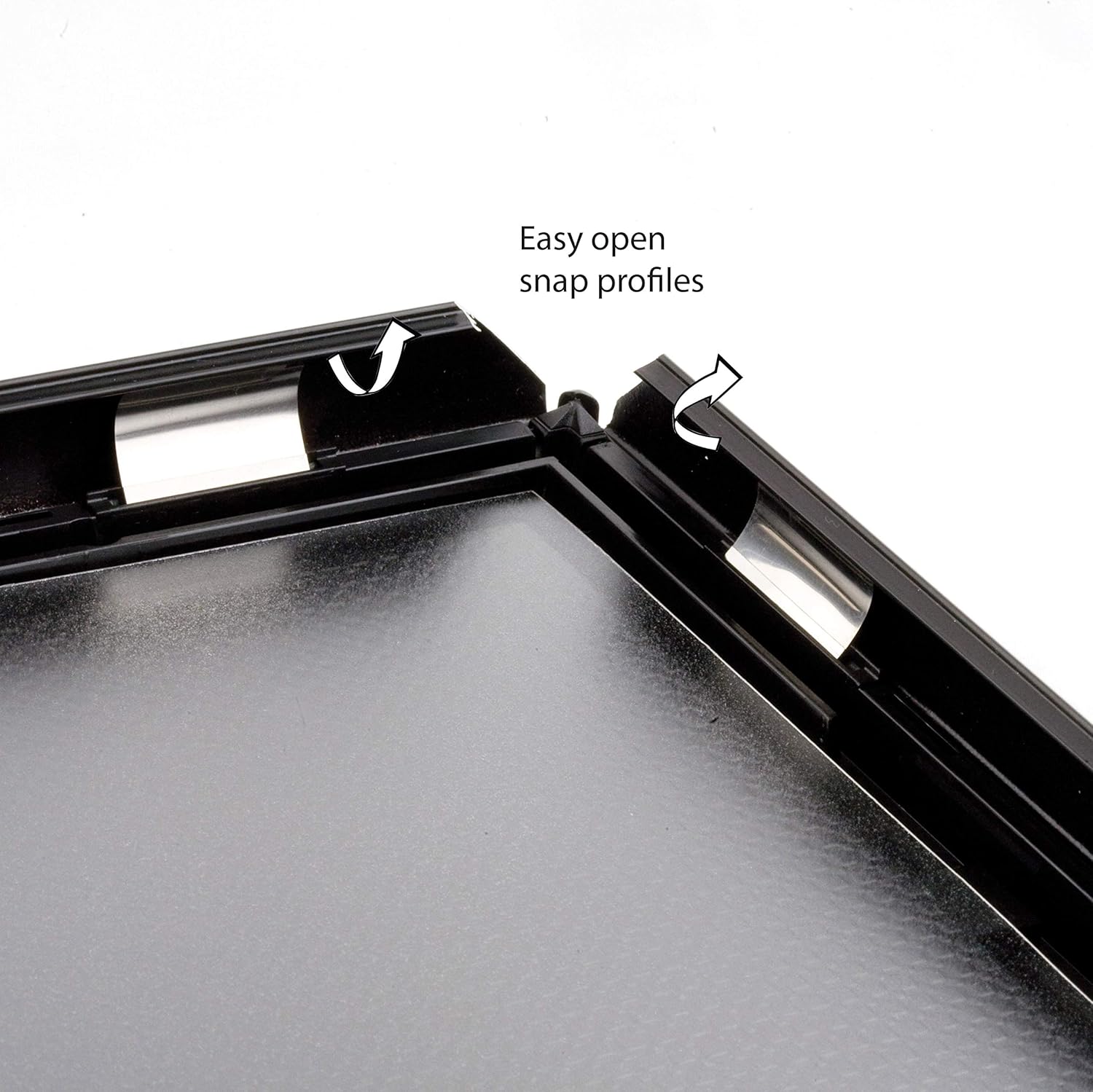 Opti Snap Poster Frame 85x11 Inch Black 1 Aluminum