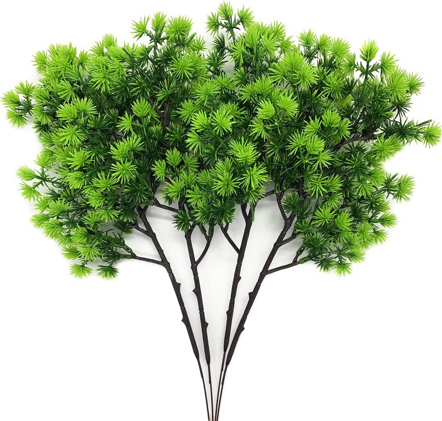 CATTREE Artificial Pine Branches with Leaves 4Packs for Decor