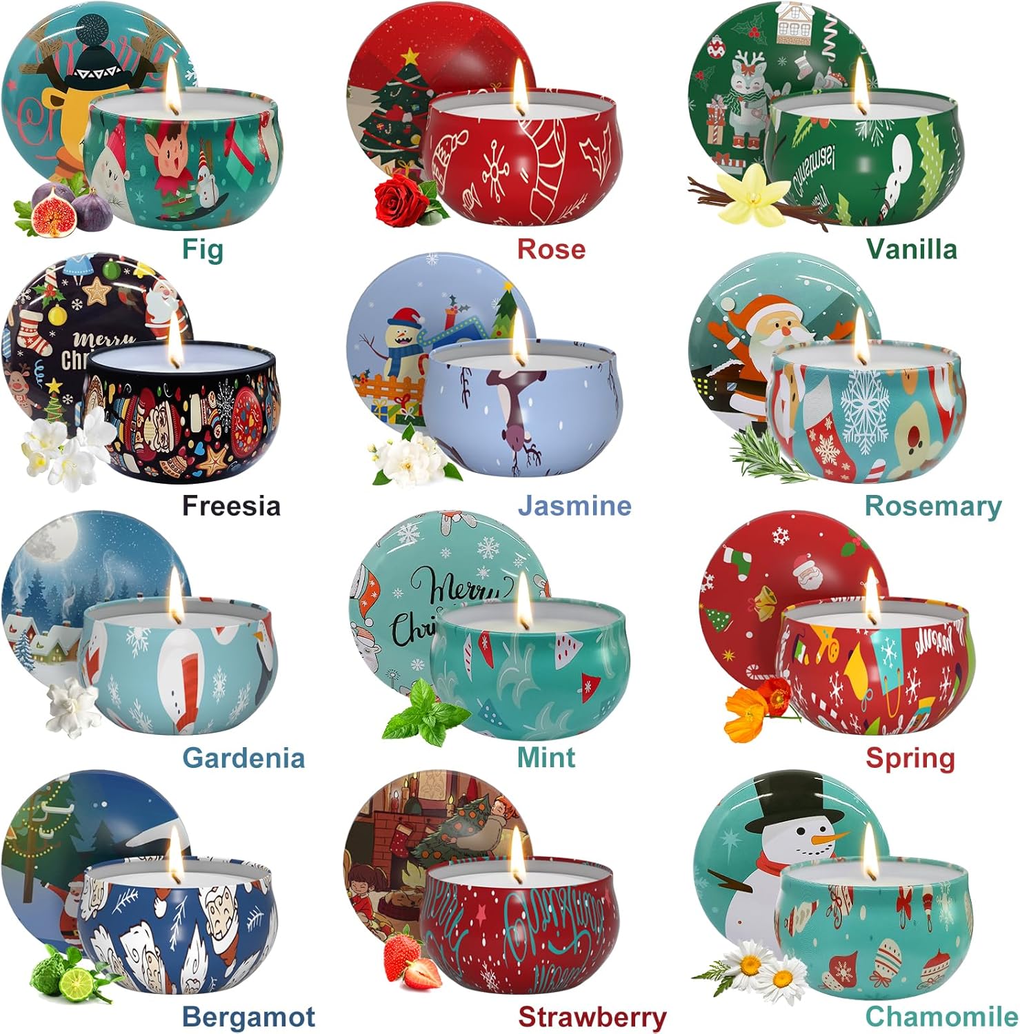 Primevolve Christmas Candle Gift Set for Women