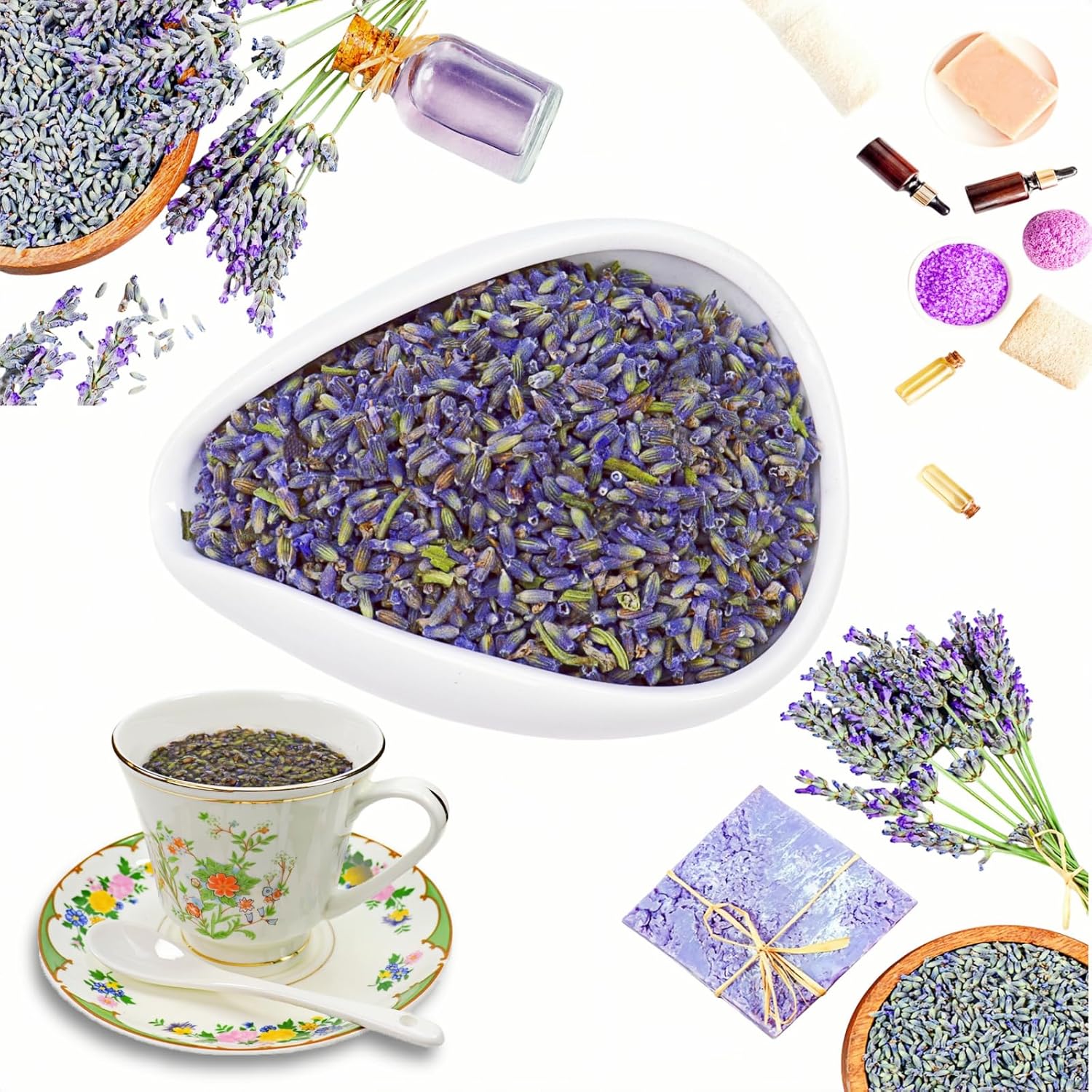 100 Natural Dried Lavender Buds 200g