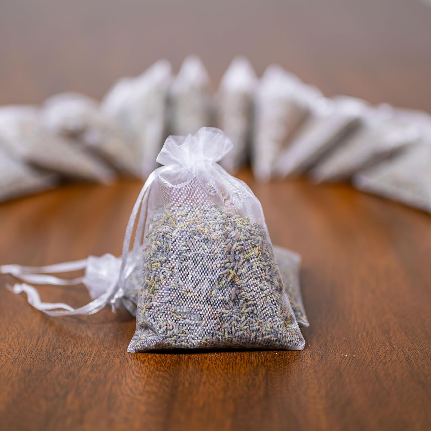 Large Premium Lavender Sachets - 12oz Pack of 12 - White