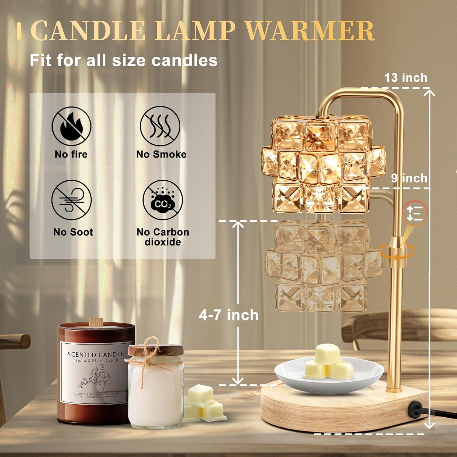 Kepmem Candle Warmer Lamp with Timer