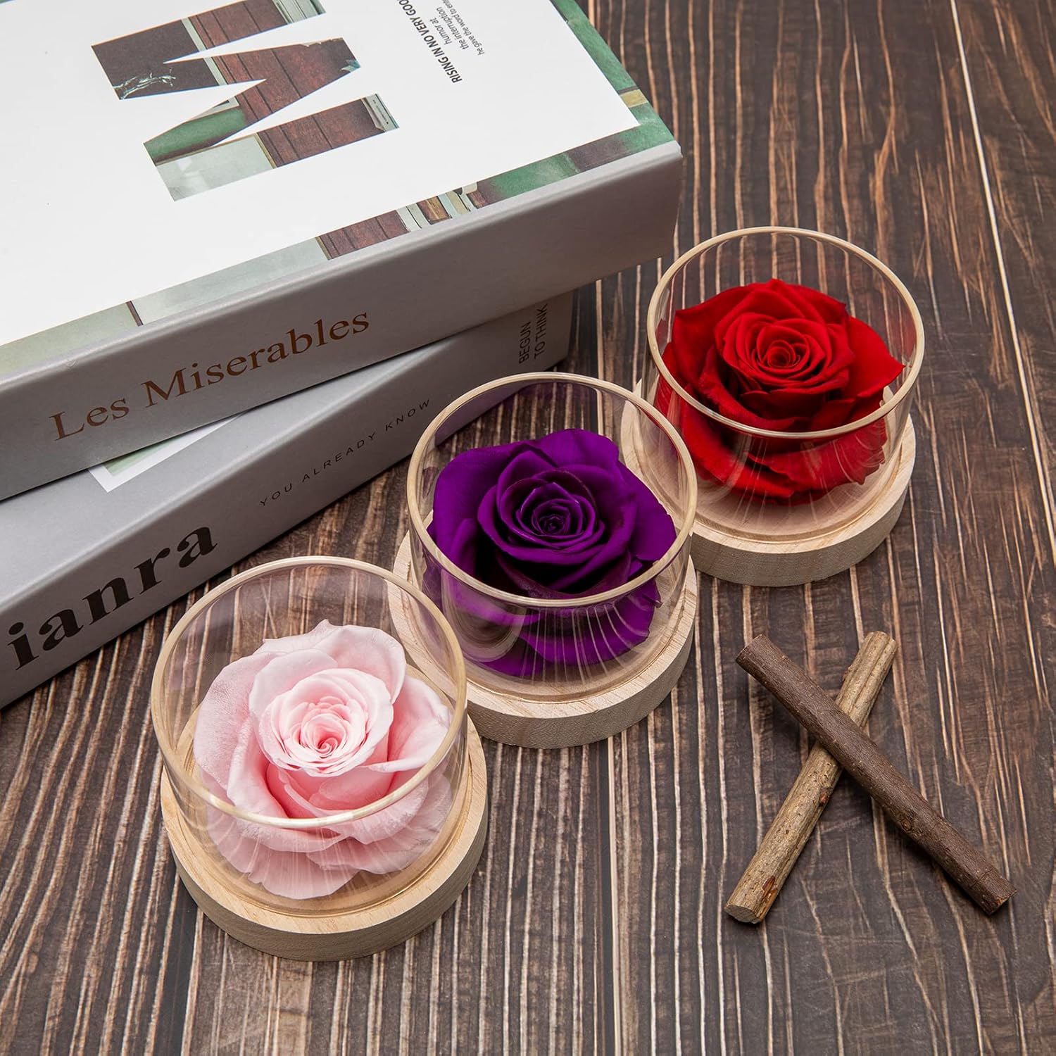 MODCON Real Fragrance Roses Last 4 Months Gift for Valentines Day