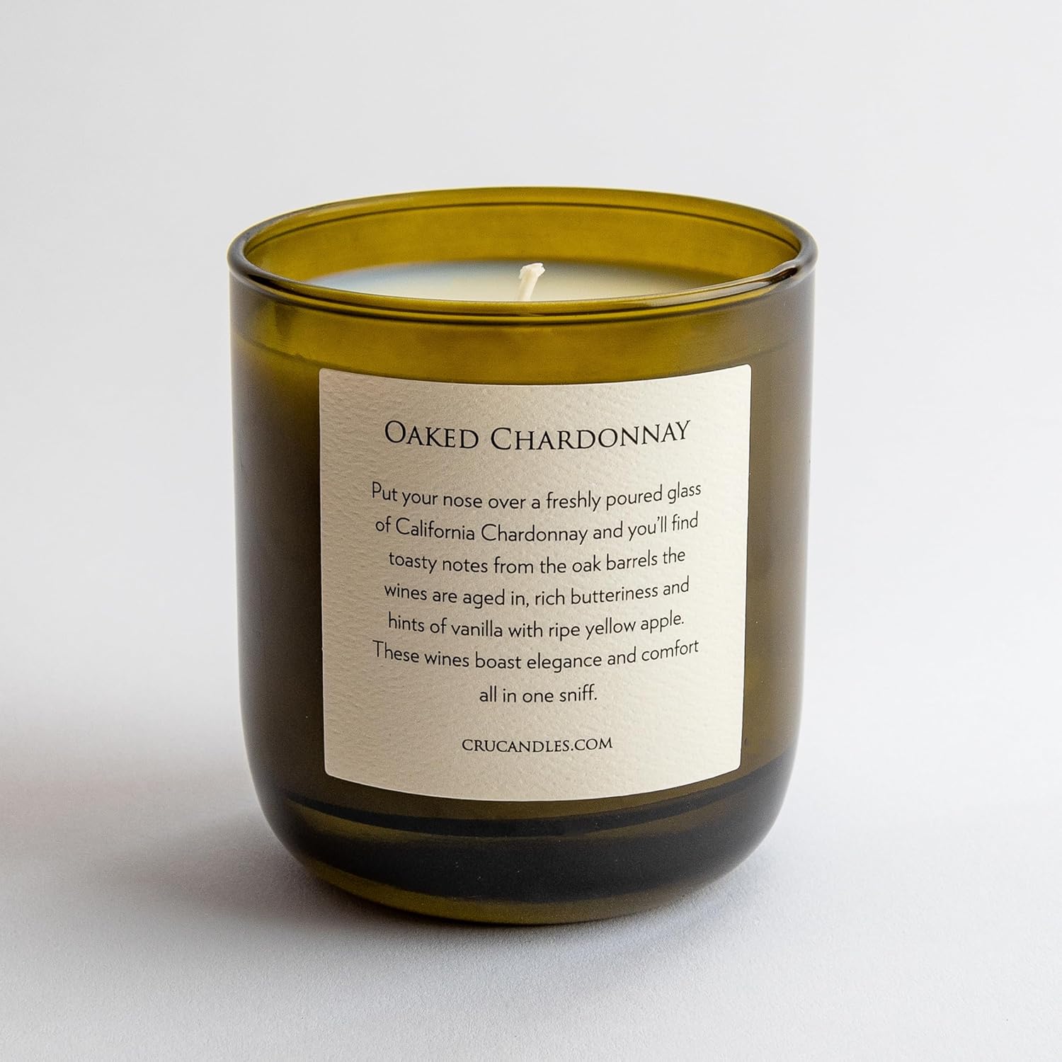 Cru Wine Scented Candles Oaked Chardonnay Luxury Decor