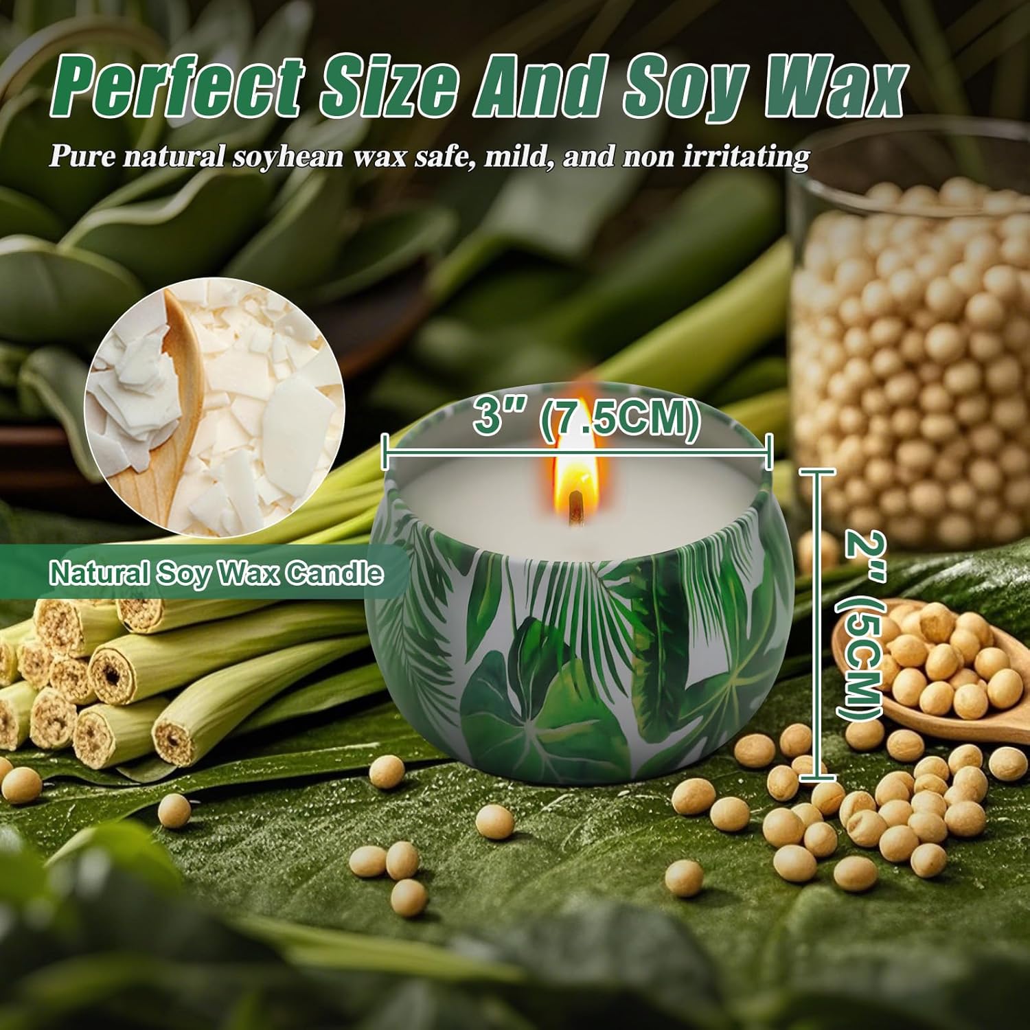 ULAWELL Citronella Candles 26 Ounce Jar Long Lasting Outdoor
