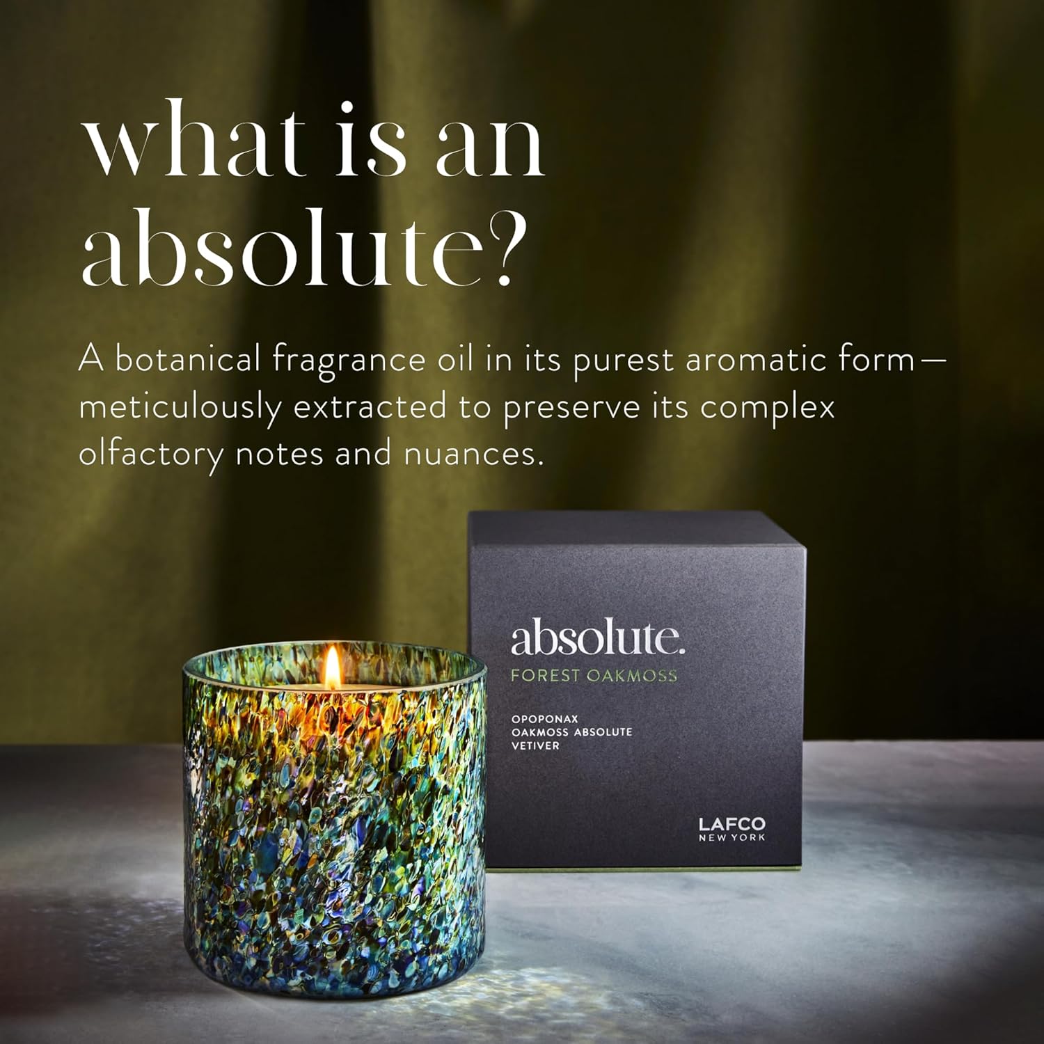 LAFCO New York Signature Candle Forest Oakmoss 155 Oz 90-Hour Burn