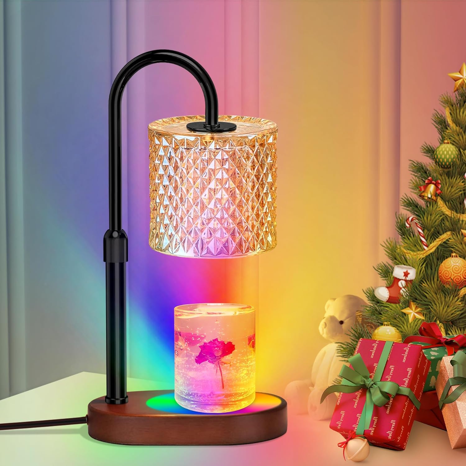 ZENLEA Candle Warmer Lamp with Timer and RGB Light