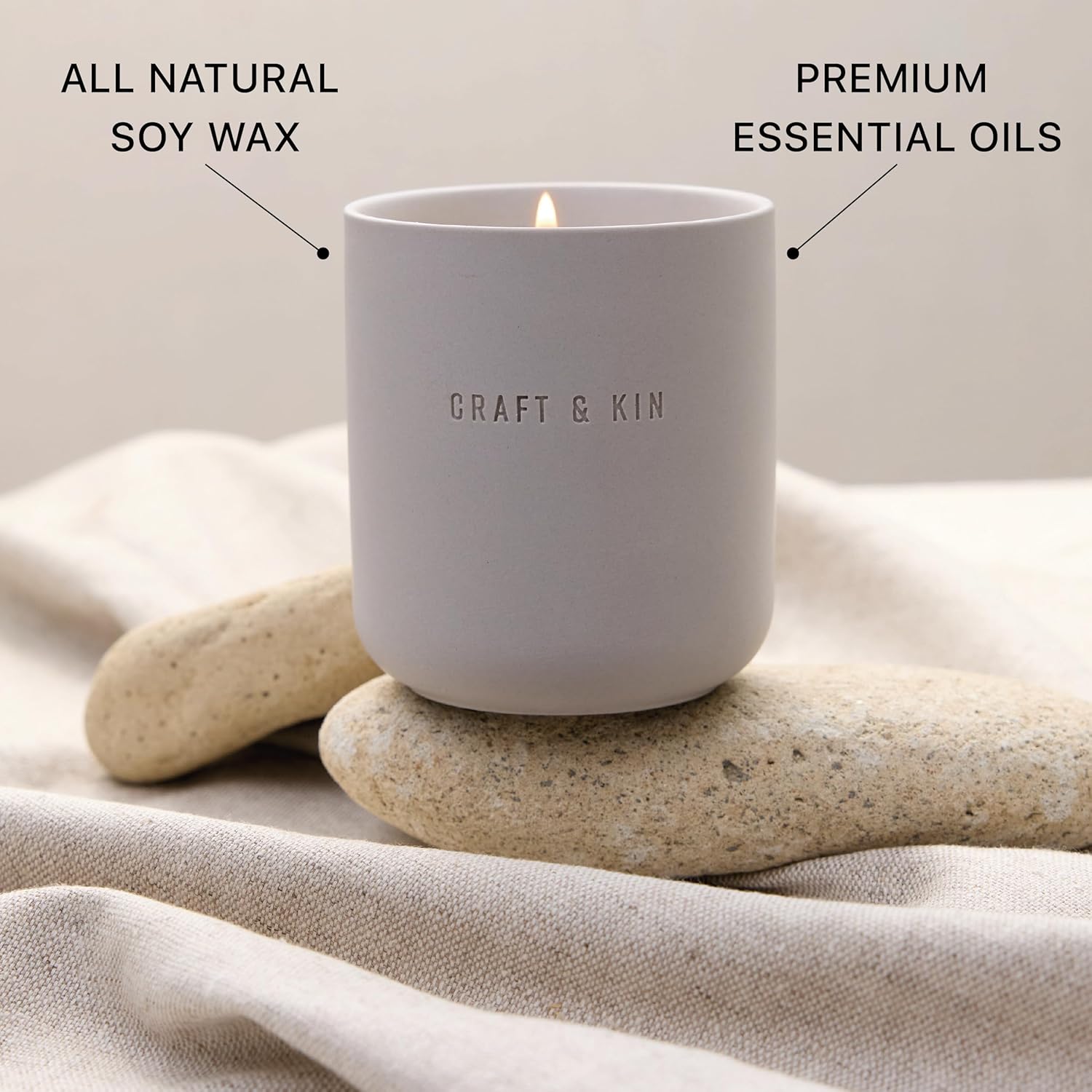 Craft Kin Scented Candle Diffuser Set - Fall Winter Home Fragrance