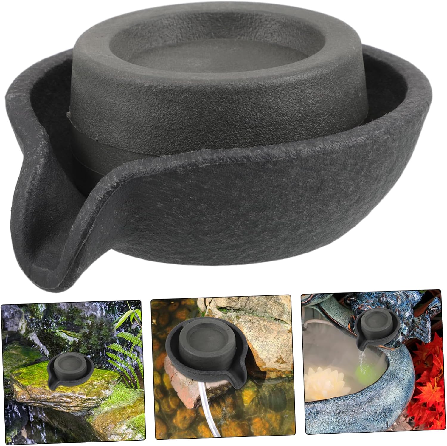 TOYANDONA Compact Tabletop Fountain for Indoor Decor