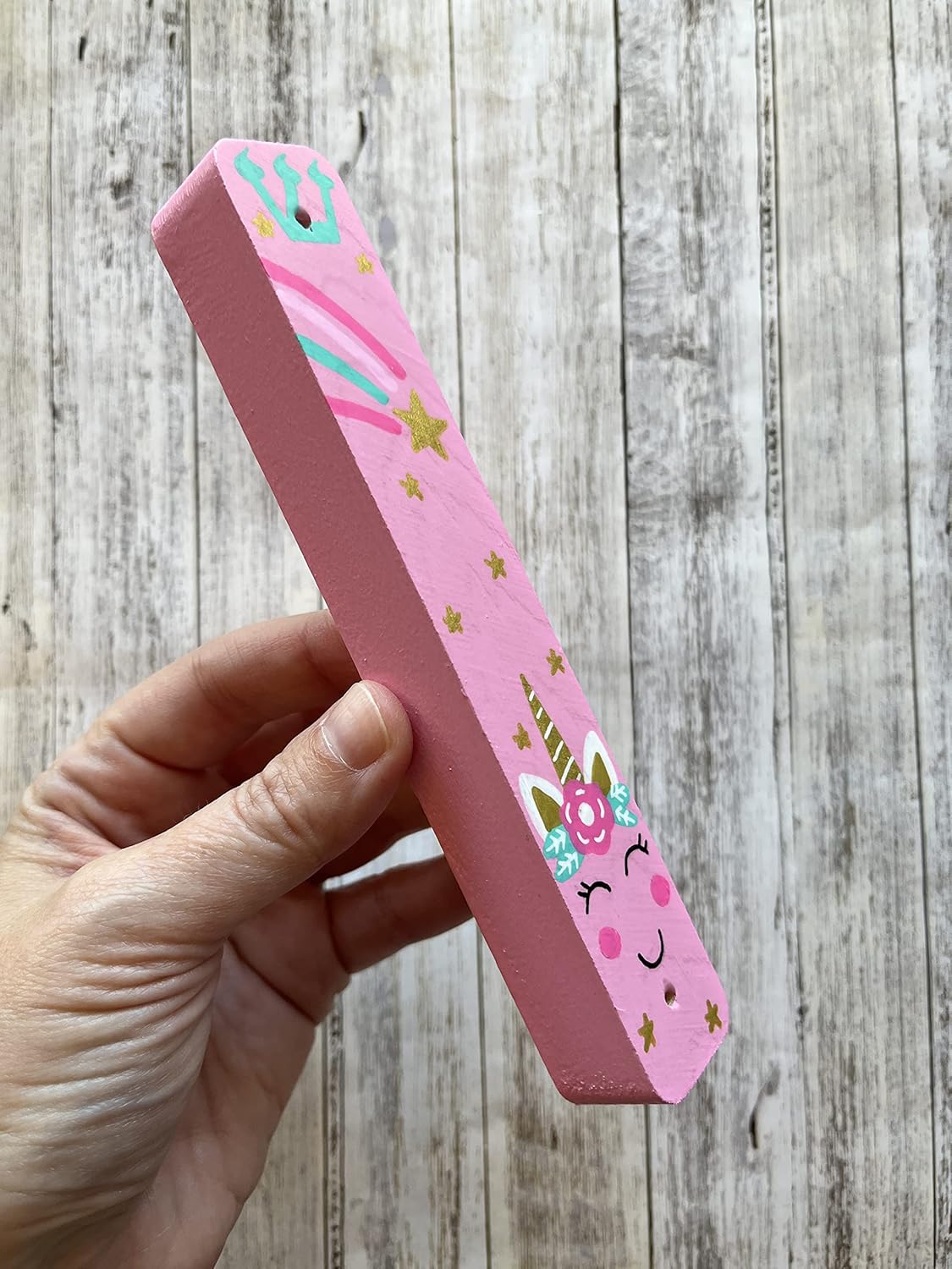 Unicorn Mezuzah Scroll Case for Kids