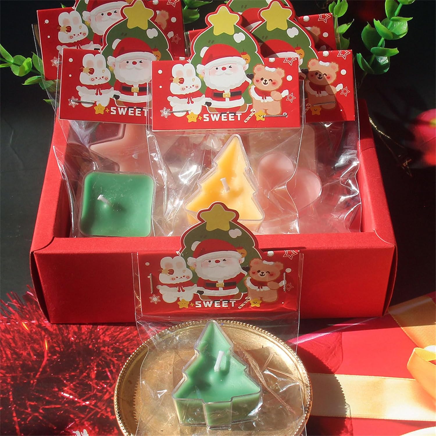 Cloudool Scented Tea Light Candle for Christmas