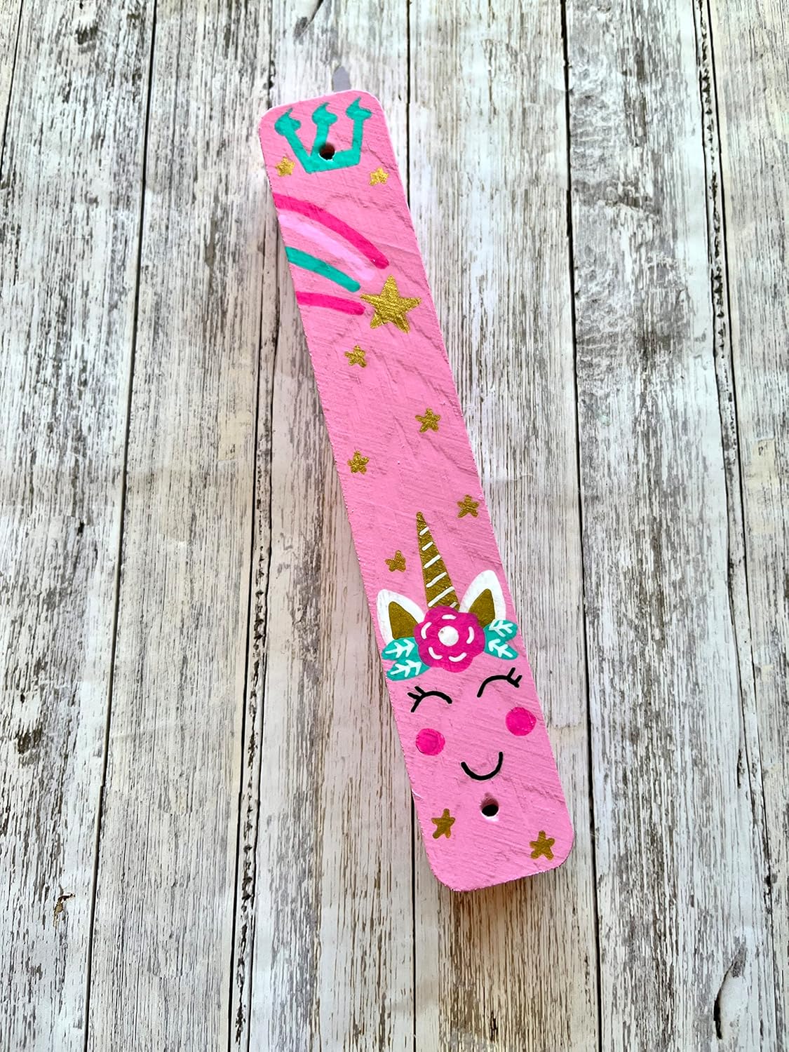 Unicorn Mezuzah Scroll Case for Kids