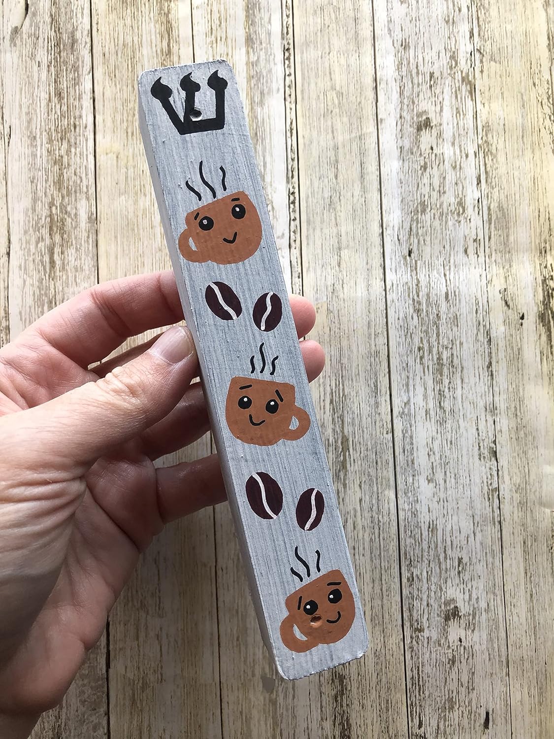 Coffee Mezuzah Fun Scroll Case for Housewarming