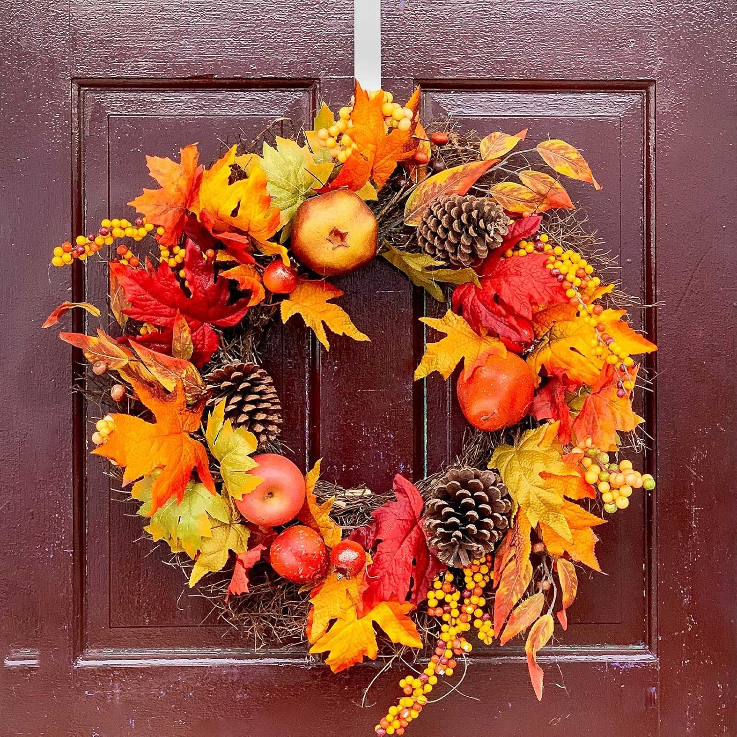 2 PCS Ultra Thin Wreath Hanger for Front Door