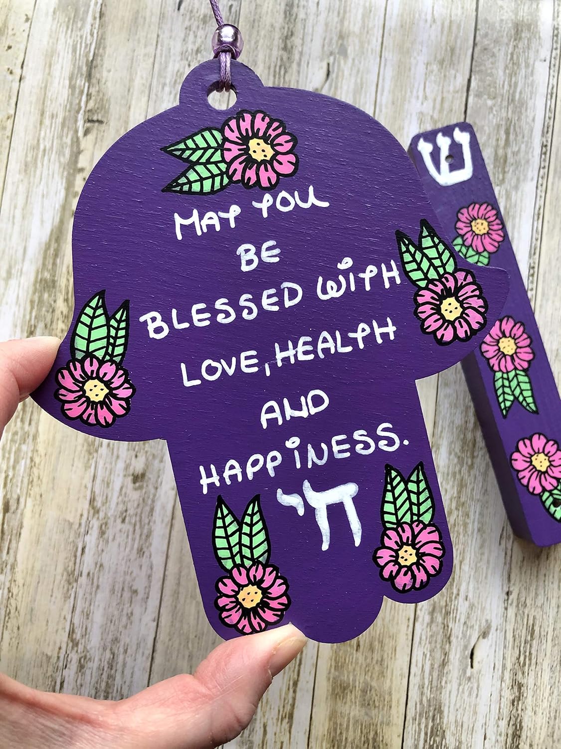 Lea Joelle Handmade Hamsa and Mezuzah Set 1