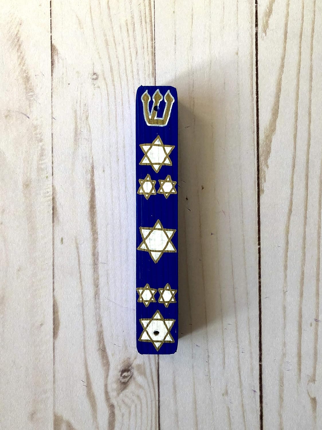 Lea Joelle Hamsa and Mezuzah Set Cobalt Blue