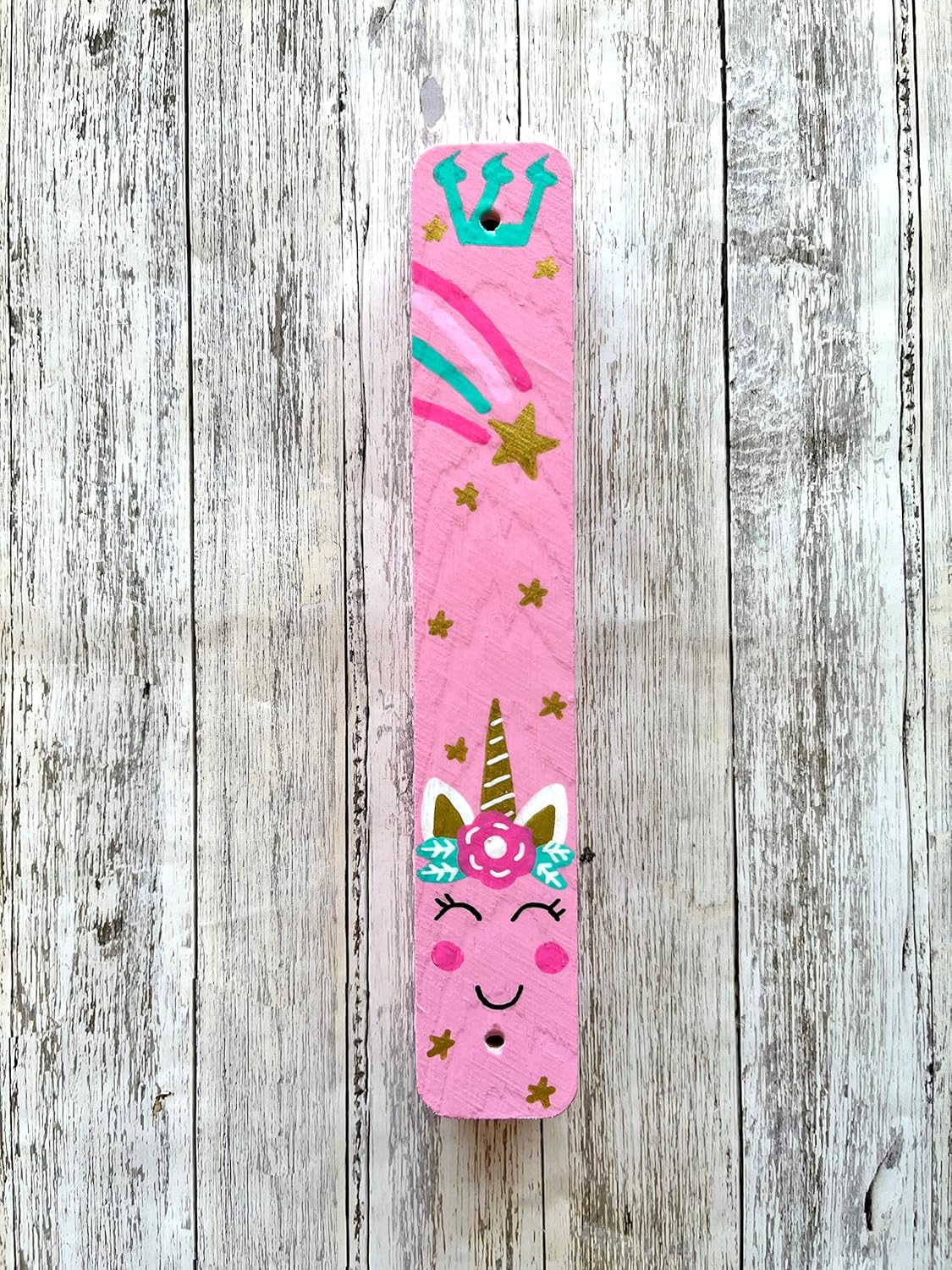 Unicorn Mezuzah Scroll Case for Kids