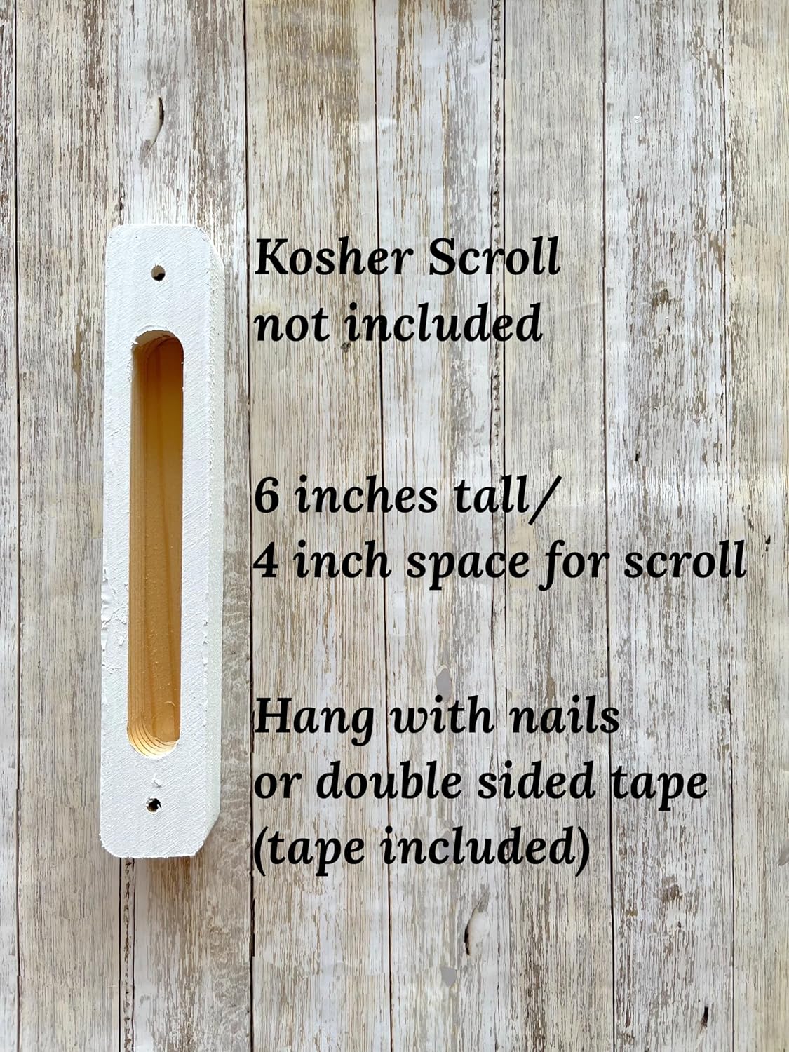 Rainbow Mezuzah Case for Baby Naming Birthday - Purple No Scroll