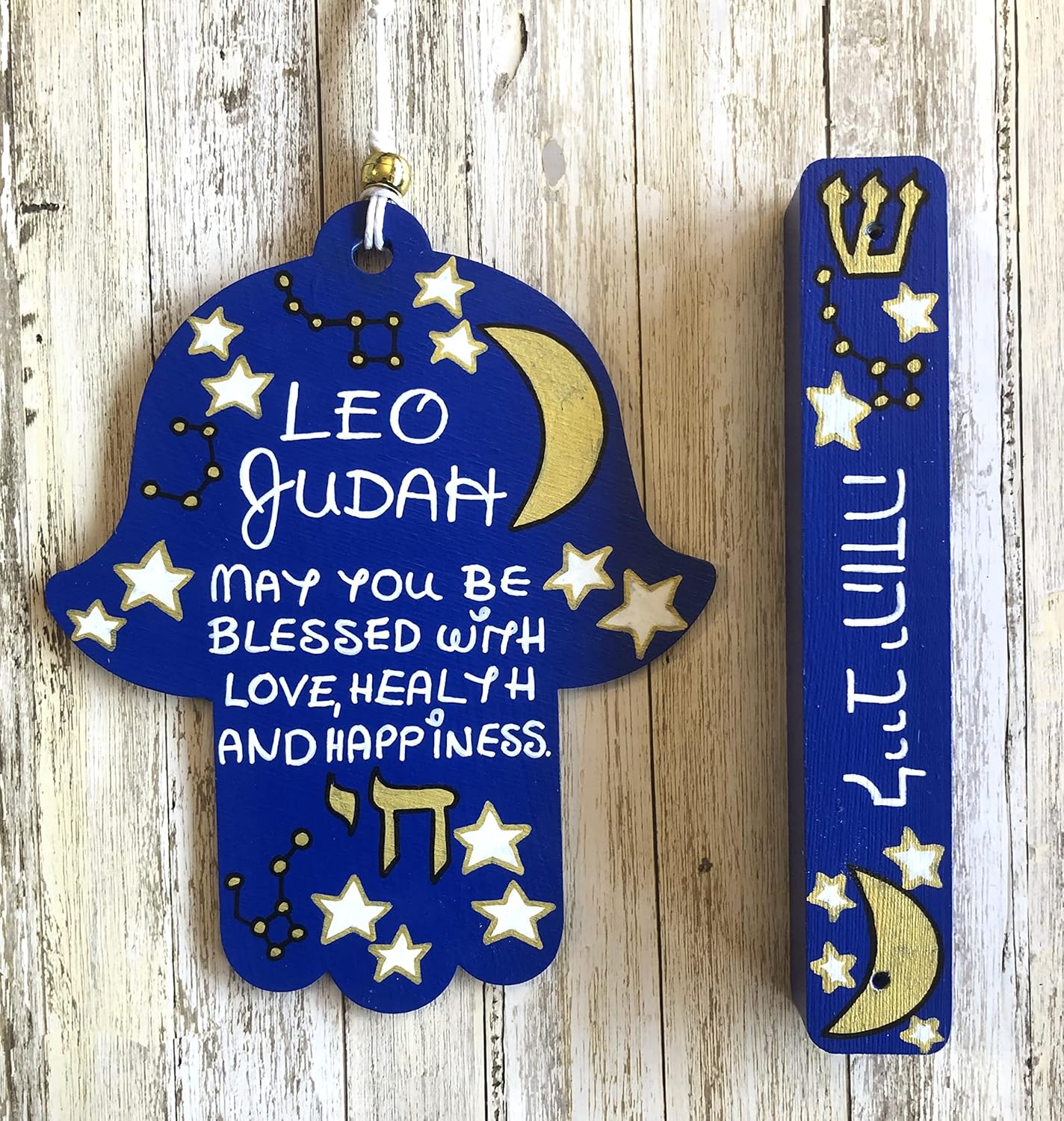 Lea Joelle Handmade Hamsa Mezuzah Gift