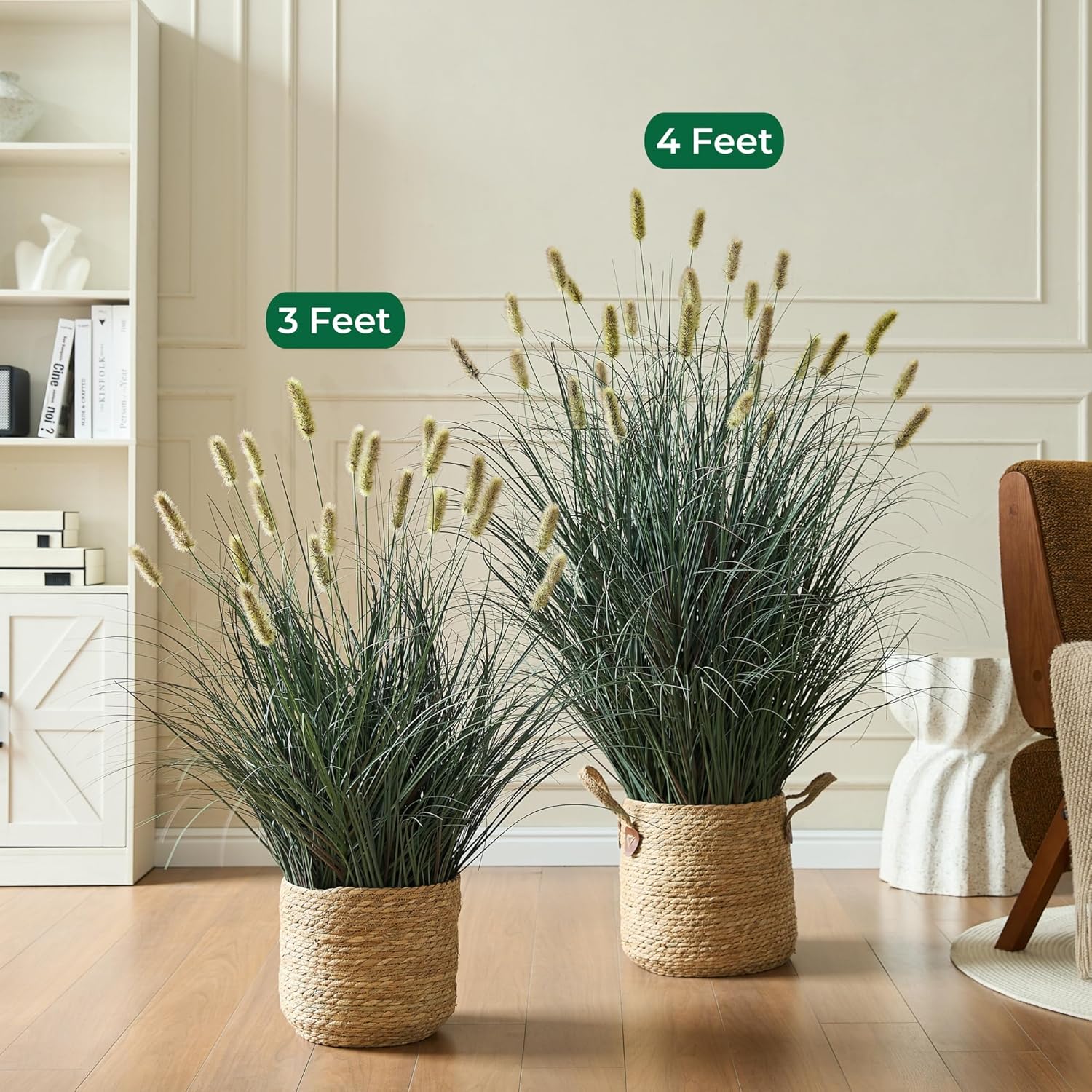 FloraFairy 4ft Onion Grass Artificial Plant