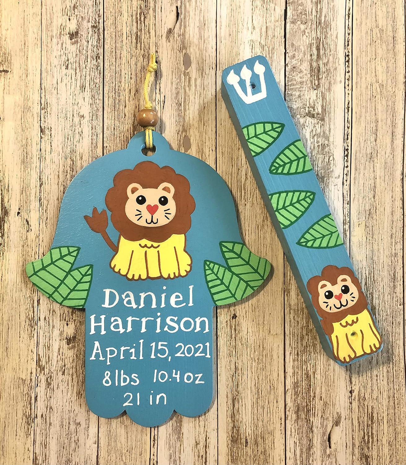 Lea Joelle Handmade Hamsa and Mezuzah Gift