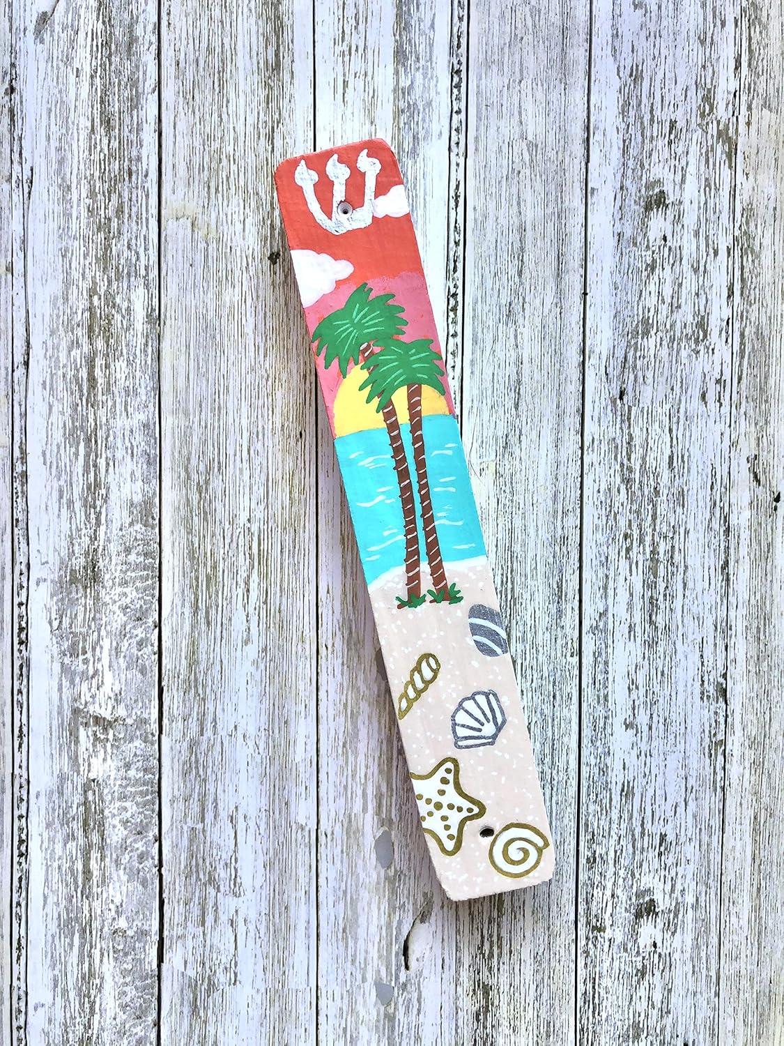Tropical Mezuzah with Scroll Mount