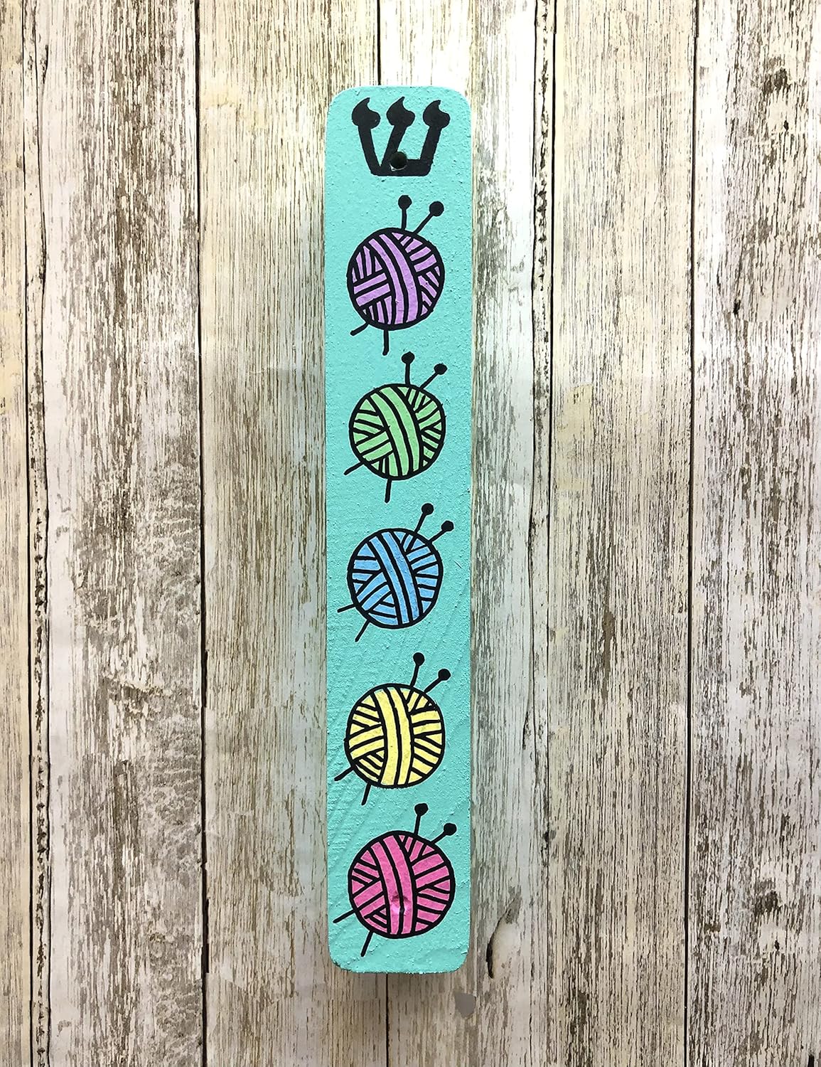 Lea Joelle Handmade Knitting Mezuzah Scroll Case